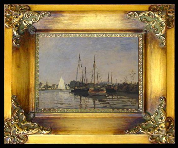 framed  Claude Monet Pleasure Boat,Argenteuil (san31), Ta040